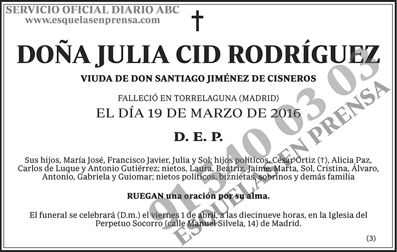 Julia Cid Rodríguez